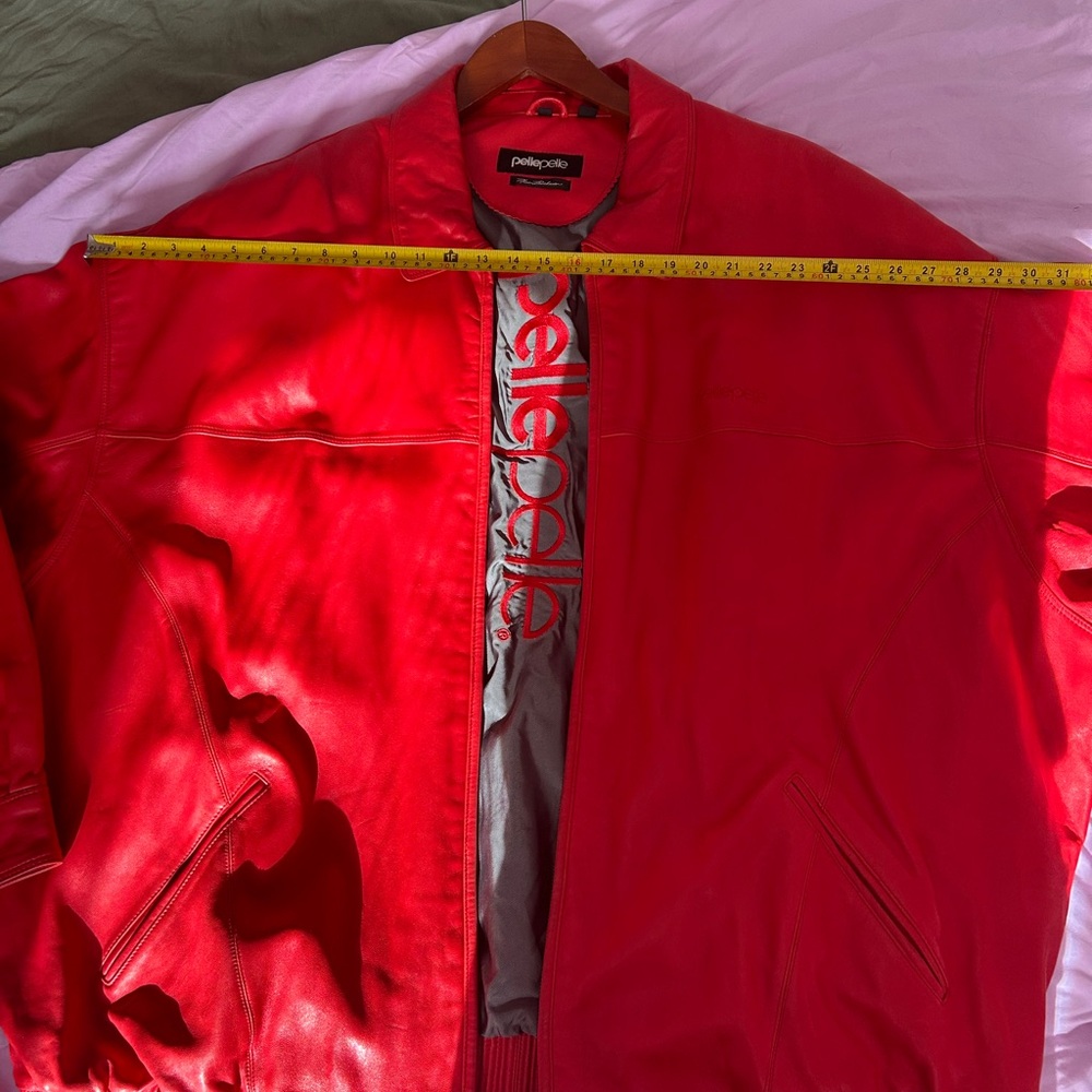 Marc Buchanan Pelle Pelle Red Leather Jacket
